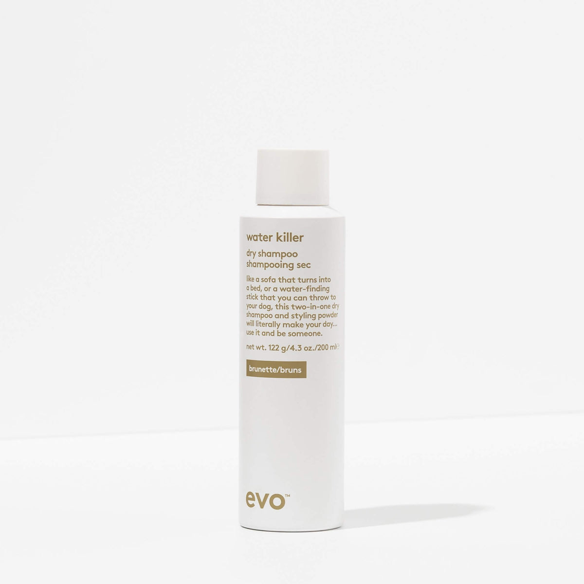 evo water killer dry shampoo brunette 200ml